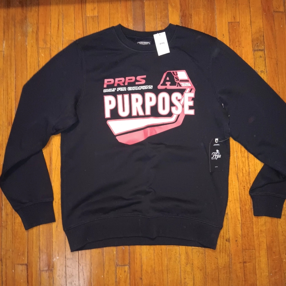 PRPS Black and Red Men's Sweater